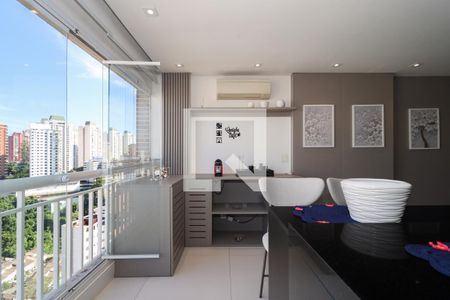 Varanda da Sala de apartamento para alugar com 2 quartos, 74m² em Jardim Ampliacao, São Paulo