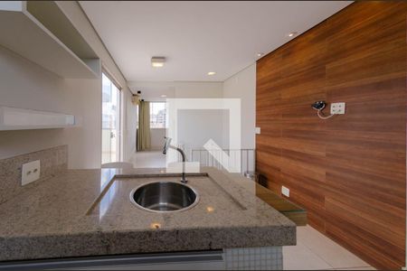 Área gourmet de apartamento à venda com 3 quartos, 161m² em Alto Barroca, Belo Horizonte