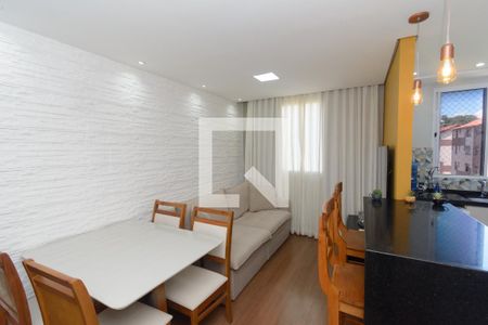 Sala de apartamento para alugar com 2 quartos, 48m² em Jardim Riacho das Pedras, Contagem