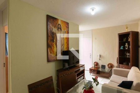 Sala de apartamento à venda com 2 quartos, 50m² em Trevo, Belo Horizonte