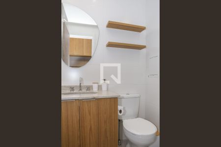 Banheiro de kitnet/studio para alugar com 1 quarto, 30m² em Perdizes, São Paulo