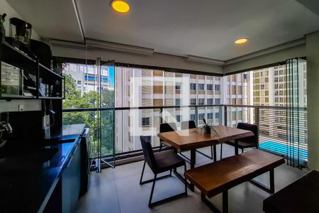 Varanda de apartamento à venda com 1 quarto, 44m² em Vila Mariana, São Paulo