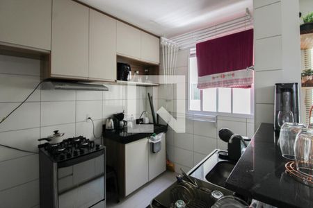 Cozinha e Área de Serviço de apartamento à venda com 2 quartos, 43m² em Xodó Marize, Belo Horizonte