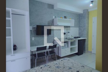 Studio - Cozinha de kitnet/studio para alugar com 1 quarto, 22m² em República, São Paulo