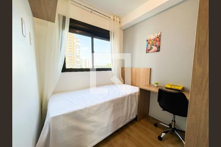 Quarto 1 de apartamento para alugar com 2 quartos, 39m² em Campo Belo, São Paulo