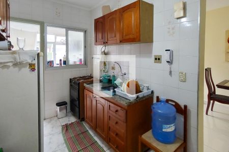 Cozinha de apartamento para alugar com 1 quarto, 70m² em Vila Tupi, Praia Grande