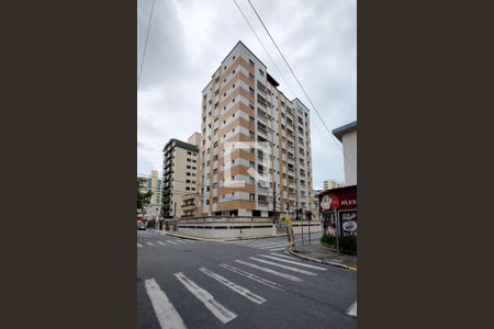 Fachada do Prédio de apartamento para alugar com 1 quarto, 70m² em Vila Tupi, Praia Grande