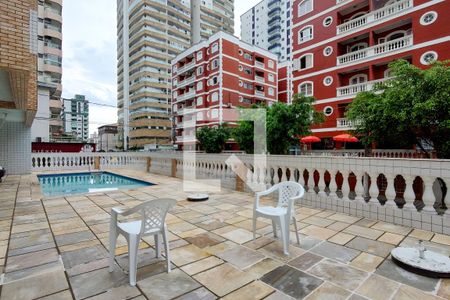 Área comum - Piscina de apartamento para alugar com 1 quarto, 70m² em Vila Tupi, Praia Grande