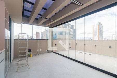 varanda de apartamento à venda com 1 quarto, 78m² em Cambuci, São Paulo