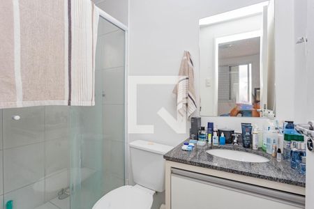 Banheiro da Suíte de apartamento à venda com 2 quartos, 69m² em Vila das Merces, São Paulo