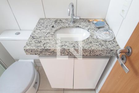 Banheiro da Suite de apartamento à venda com 2 quartos, 55m² em Castelo, Belo Horizonte