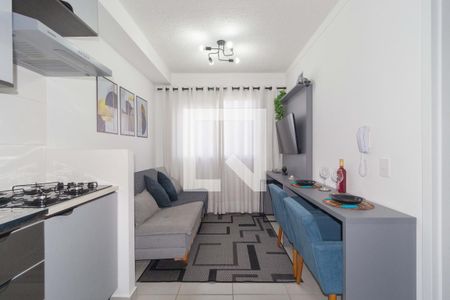 Sala de apartamento para alugar com 1 quarto, 28m² em Brás, São Paulo