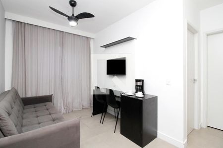 Sala de apartamento para alugar com 1 quarto, 28m² em Bela Vista, São Paulo