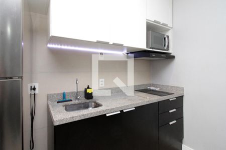 Sala/Cozinha de apartamento para alugar com 1 quarto, 28m² em Bela Vista, São Paulo