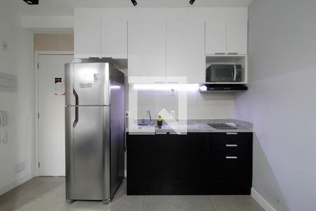 Sala/Cozinha de apartamento para alugar com 1 quarto, 28m² em Bela Vista, São Paulo