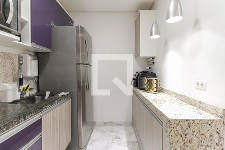 Cozinha de apartamento à venda com 2 quartos, 62m² em Parque Guarani, São Paulo