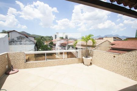 Terraço de casa de condomínio à venda com 3 quartos, 130m² em Taquara, Rio de Janeiro