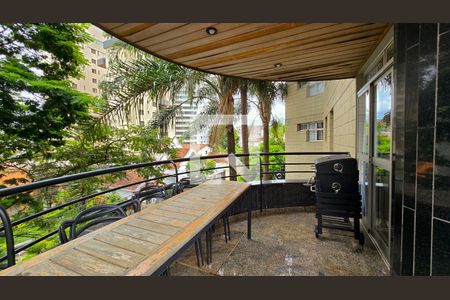 Varanda de apartamento à venda com 4 quartos, 180m² em Serra, Belo Horizonte