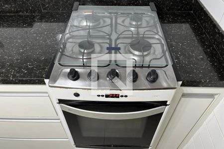 Cozinha de apartamento para alugar com 2 quartos, 85m² em Aparecida, Santos
