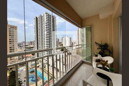 Varanda gourmet de apartamento à venda com 2 quartos, 57m² em Campestre, Santo André
