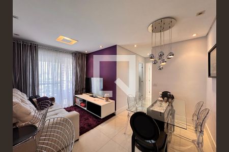 Sala de apartamento à venda com 2 quartos, 57m² em Campestre, Santo André