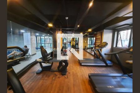 Área comum - Academia de kitnet/studio para alugar com 1 quarto, 30m² em Indianópolis, São Paulo