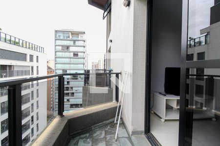 Varanda de apartamento à venda com 1 quarto, 50m² em Moema, São Paulo
