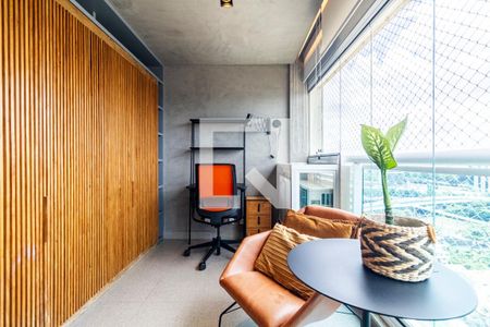 Varanda de apartamento à venda com 1 quarto, 44m² em Pinheiros, São Paulo