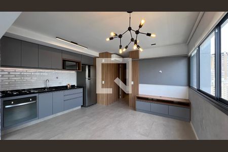 Sala/Cozinha de apartamento para alugar com 2 quartos, 64m² em Jardim Paulista, São Paulo
