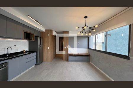 Sala/Cozinha de apartamento para alugar com 2 quartos, 64m² em Jardim Paulista, São Paulo