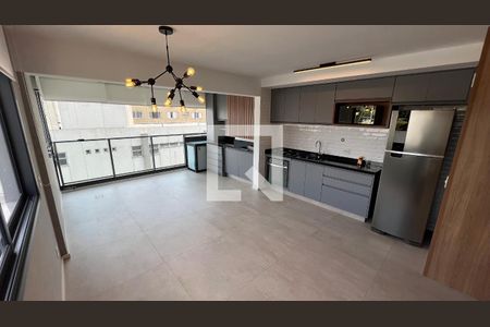 Sala/Cozinha de apartamento para alugar com 2 quartos, 64m² em Jardim Paulista, São Paulo