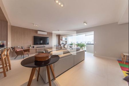 Sala de apartamento à venda com 3 quartos, 158m² em Brooklin Novo, São Paulo