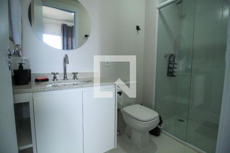 Banheiro de kitnet/studio à venda com 1 quarto, 26m² em Belenzinho, São Paulo