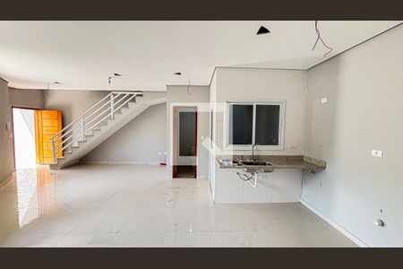 Sala - Sala de Jantar de casa à venda com 3 quartos, 106m² em Vila Curuçá, Santo André