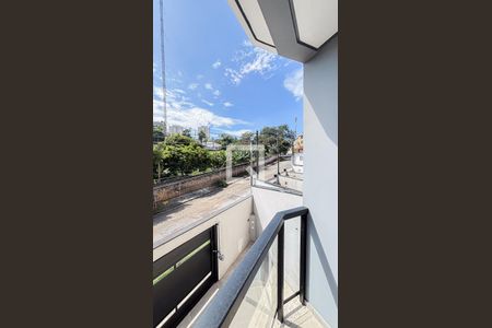 Varanda da Suíte 1 de casa à venda com 3 quartos, 126m² em Vila Curuçá, Santo André