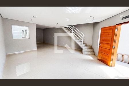 Sala  de casa à venda com 3 quartos, 126m² em Vila Curuçá, Santo André