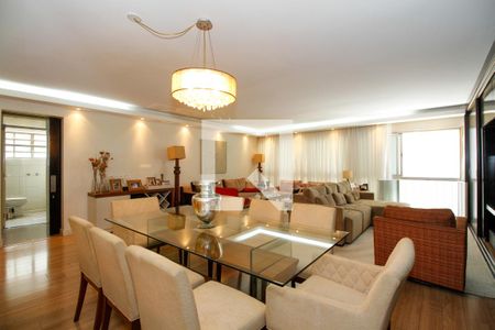 Sala de Estar e Jantar de apartamento à venda com 3 quartos, 185m² em Paraíso, São Paulo