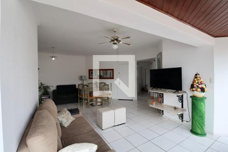 Sala de apartamento para alugar com 2 quartos, 110m² em Jardim Las Palmas, Guarujá