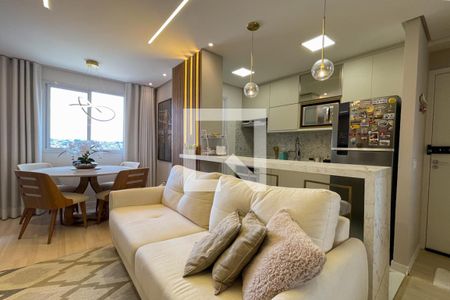 Sala  de apartamento à venda com 2 quartos, 51m² em Paulicéia, São Bernardo do Campo