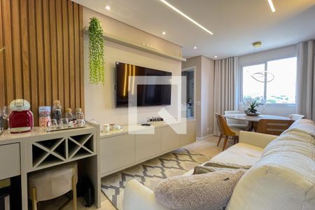 Sala  de apartamento à venda com 2 quartos, 51m² em Paulicéia, São Bernardo do Campo