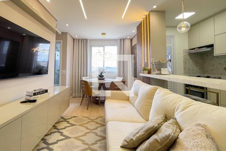 Sala  de apartamento à venda com 2 quartos, 51m² em Paulicéia, São Bernardo do Campo