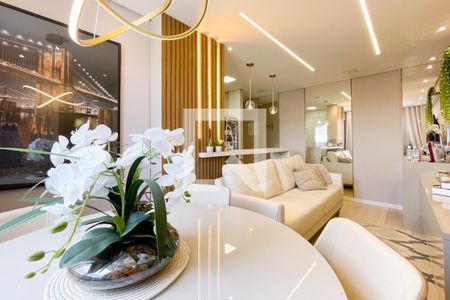 Sala  de apartamento à venda com 2 quartos, 51m² em Paulicéia, São Bernardo do Campo