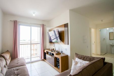 Sala de apartamento para alugar com 2 quartos, 54m² em Jardim do Estádio, Santo André