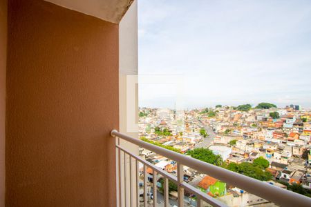 Varanda da sala de apartamento para alugar com 2 quartos, 54m² em Jardim do Estádio, Santo André