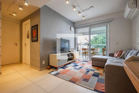 Sala/Cozinha de apartamento à venda com 2 quartos, 74m² em Sumaré, São Paulo