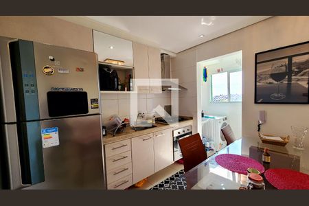 Cozinha e Área de Serviço de apartamento para alugar com 1 quarto, 48m² em Jardim do Lago, Jundiaí