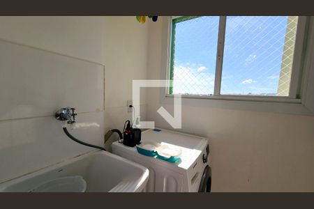 Cozinha e Área de Serviço de apartamento para alugar com 1 quarto, 48m² em Jardim do Lago, Jundiaí