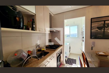 Cozinha e Área de Serviço de apartamento para alugar com 1 quarto, 48m² em Jardim do Lago, Jundiaí