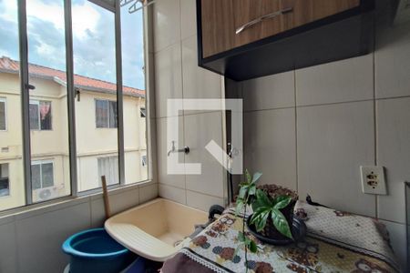 Área de Serviço de apartamento para alugar com 2 quartos, 45m² em Jardim São José, Campinas