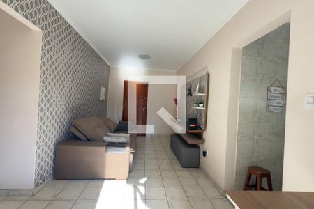 Sala de apartamento para alugar com 1 quarto, 57m² em Aviação, Praia Grande
